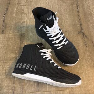 NOBULL Unisex Black and White High-Tops M 9.5 / W 11